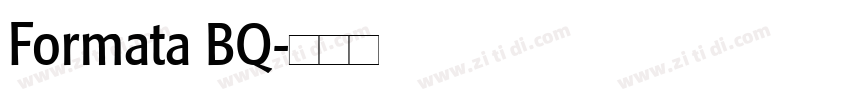 Formata BQ字体转换